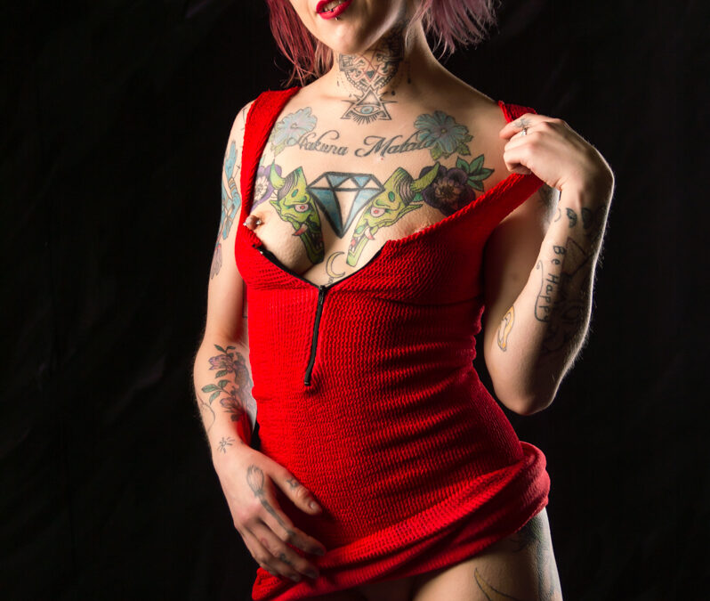 Sneak Peeks: Jade Little Red Dress